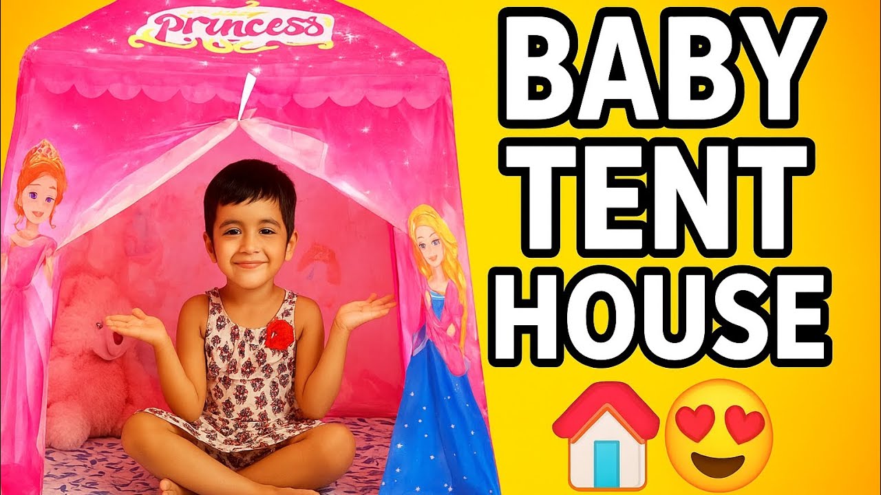  🏡 Baby Tent House DIY | Ghar Par Banaye Cute Kids Tent
