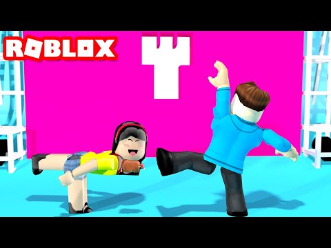 Can We Fit Through This IMPOSSIBLE Hole In The Wall In Roblox?!