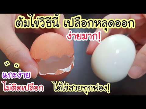 วีดีโอ: 5 วิธีปอกไข่