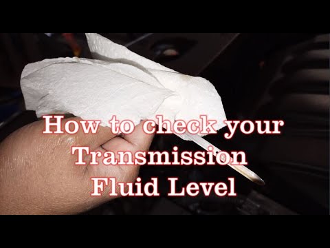 How to check Transmission Fluid Level