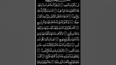 Surat Qaf - Salman Al Utaybi (6-35) /سورة ق - سلمان العتيبي