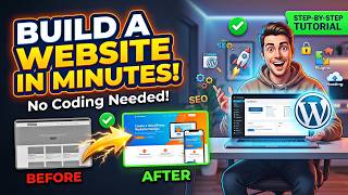 Build a WordPress Website in Minutes (Step-by-Step Guide) - WebStudio55 #wordpress7