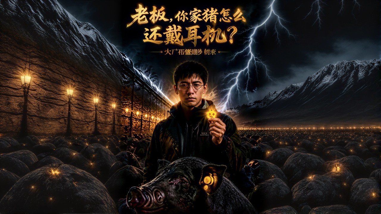 老闆，你家豬怎麼還戴耳機？