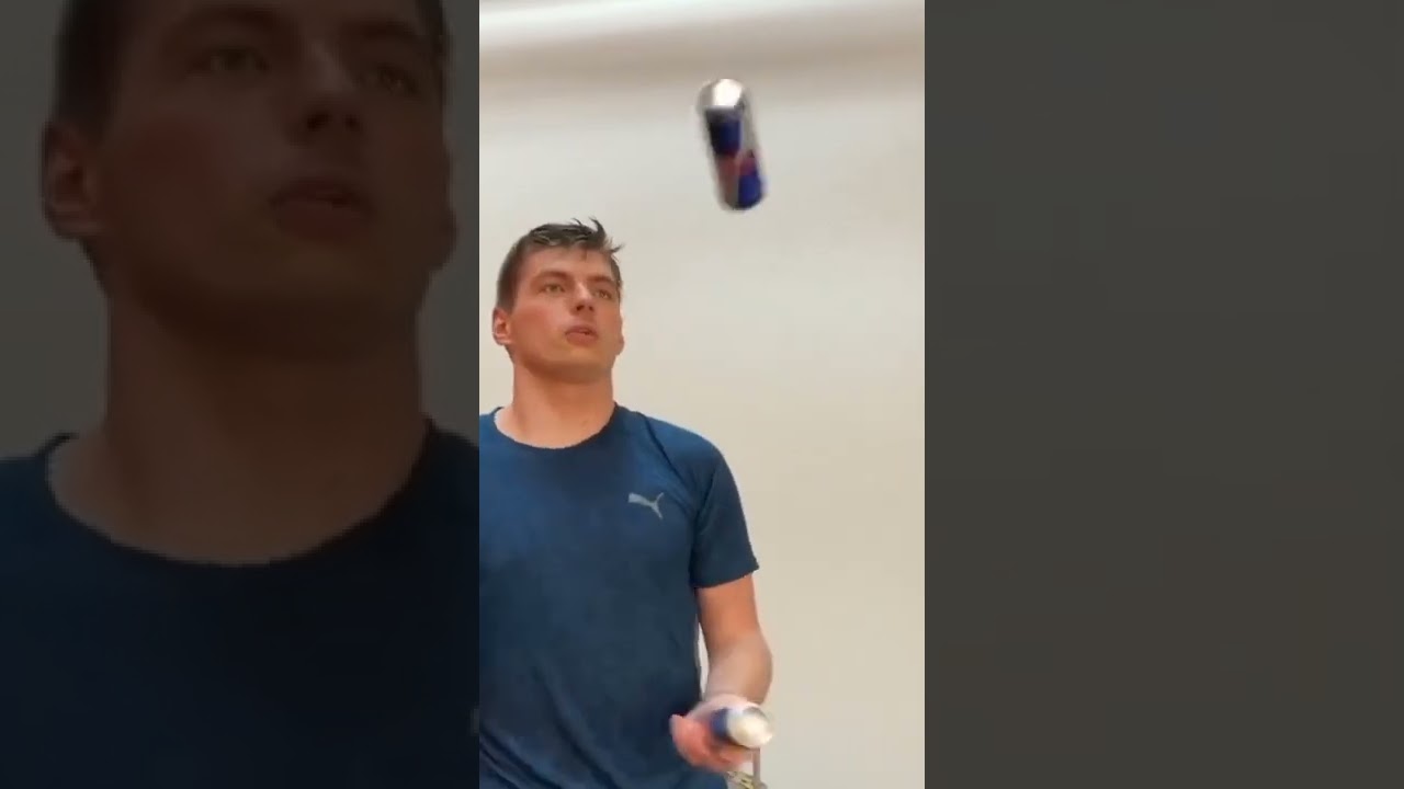 Max Verstappen pilot and juggler. 😂. - @redbullbr 