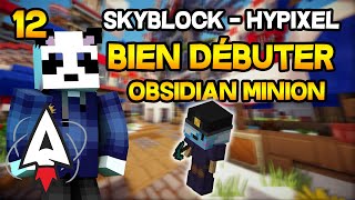 Hypixel Skyblock - Bien Débuter - Obsidian Minion - Tutoriel, Guide Alvegar