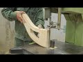 Build Classic Japanese Chairs By Hand // How To Make A Luxurious And Soft Chair From Hardwood