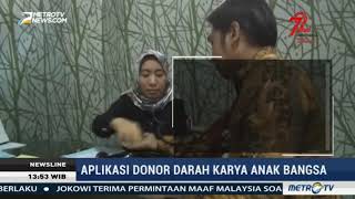 Aplikasi Reblood Karya Anak Bangsa - METRO TV screenshot 5