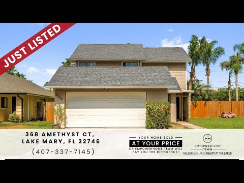 368 Amethyst Ct, Lake Mary, FL home video tour