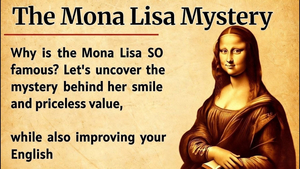 Тайна Моны Лизы || Изучайте английский язык через истории 🔥 Уровень 2 || Секреты, скрытые за карт...