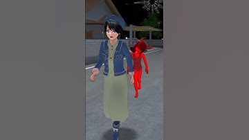 Ghost👹 mio aida attack on rina tamaki😅 #sakuraschoolsimulator #shorts #youtubeshorts #funny #sakura