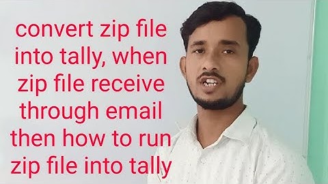 (8)How to convert ZIP file to tally|| How to use ZIP file to tally