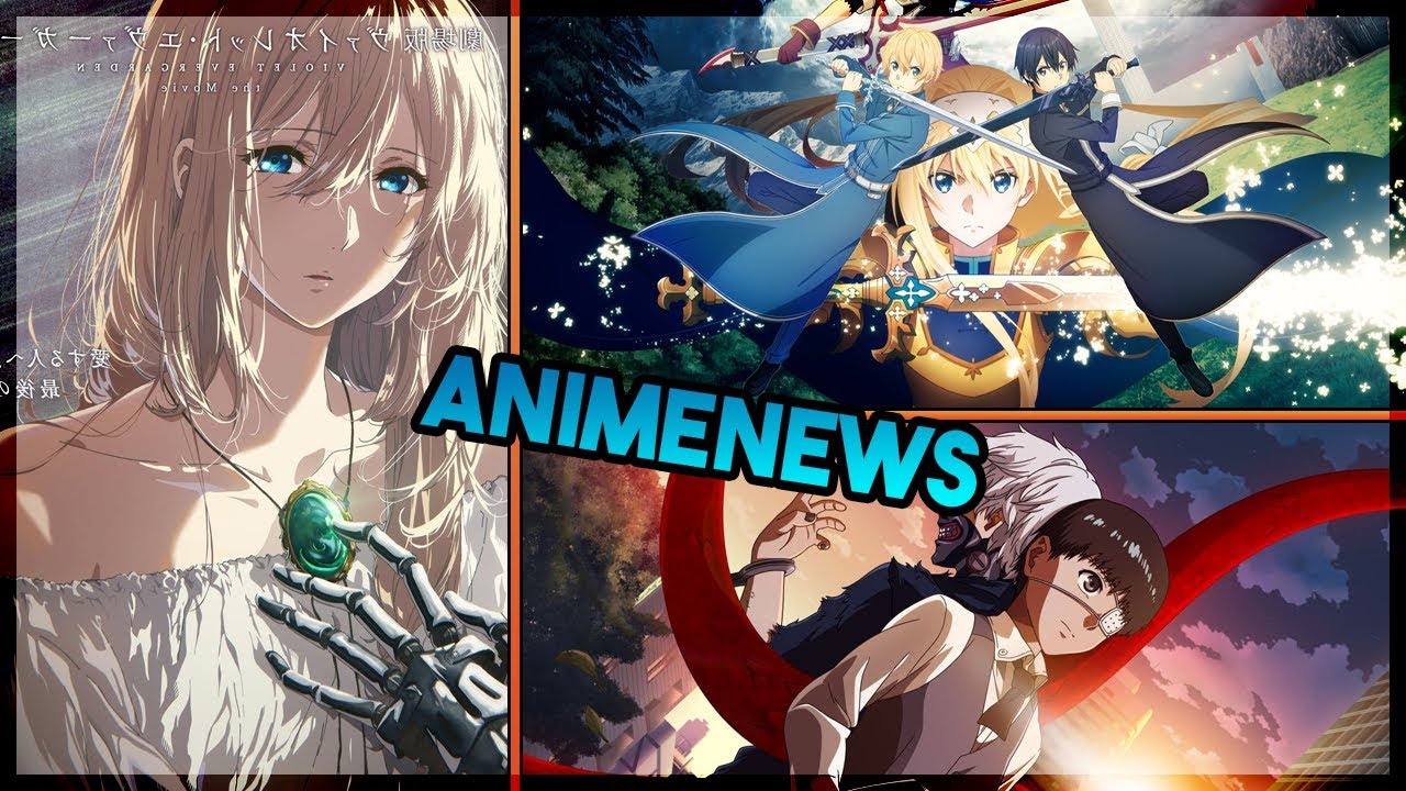 *AnimeNews* Sao Unital Ring, Tokyo Ghoul, Violet Evergarden, Vinland