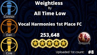 Weightless - All Time Low Vocal harmonies 1st place FC
