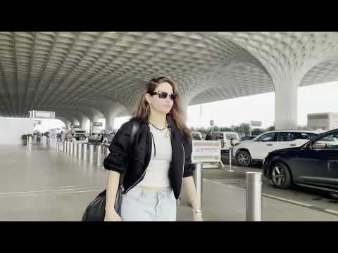 Tamannaah Bhatia spotted at Mumbai airport as she heads to Bagdogra