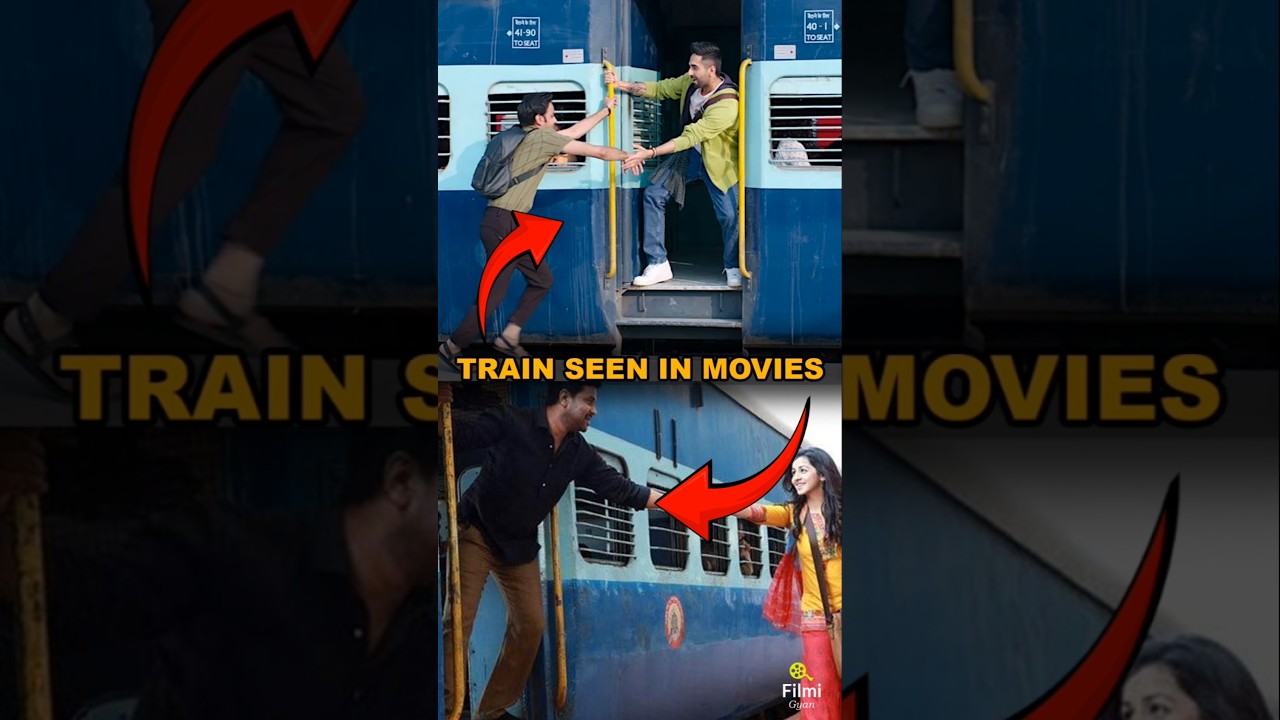 fake train in movies😳 | 