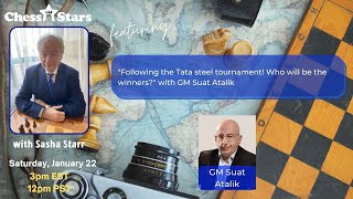 Chess Stars with Sasha Starr: Following the Tata steel tournament! Who will be the winners? screenshot 1