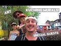 KUCHING MURALS | Artwork and Graffiti on walls in Downtown Kuching