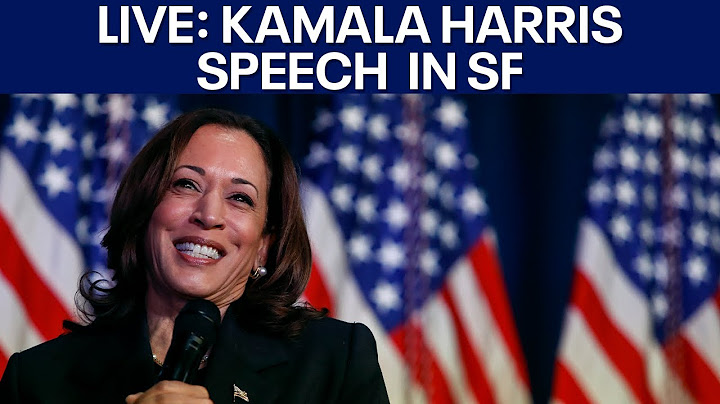 LIVE  🔴 Kamala Harris speaks in San Francisco | KTVU