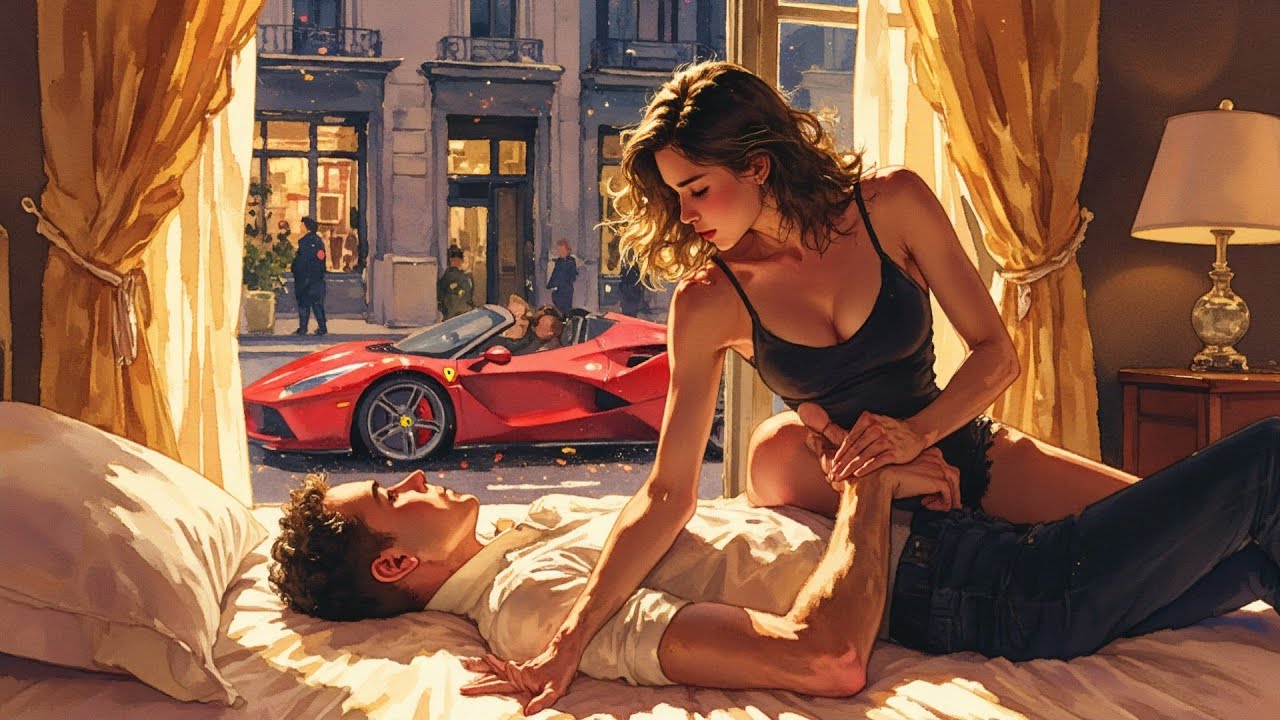 [AI Ficción] Mi rival esperaba con un Ferrari para recogerla. Ella me tiró a la cama en su lugar...