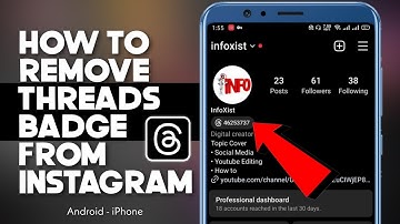 How To Hide Threads badge on Instagram | Remove Threads from Instagram profile