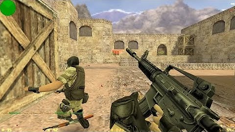 CS 1.6 1 VS 20 Bots Challenge | Counter Strike 1.6 1 vs all bots 