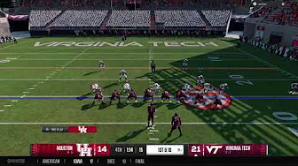 College Football 25 DYNASTY Houston Cougars 🆚 Virginia Tech Hokies thumbnail