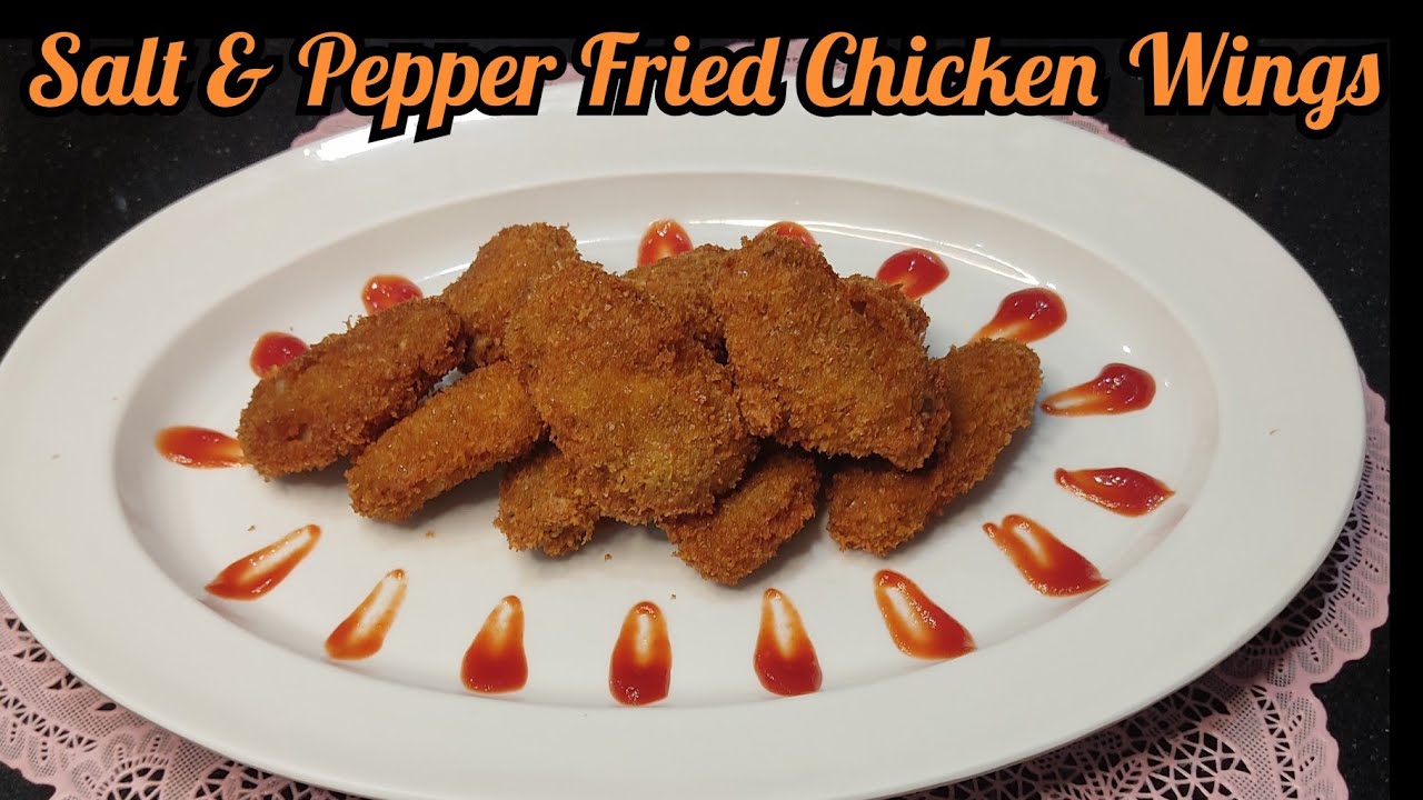 Salt & Pepper Fried Chicken Wings Crispy Chicken Wings Kid's