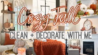 *NEW*  COZY FALL CLEAN + DECORATE WITH ME 2021 | FARMHOUSE FALL DECOR IDEAS