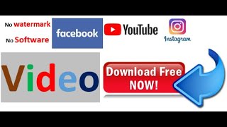 How to Download Facebook, Instagram & Youtube Videos without Software- Online Video downloader 2020 screenshot 2