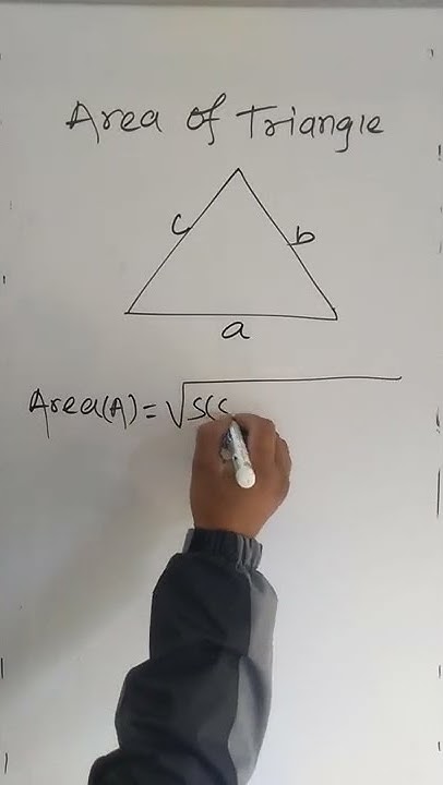 Scalene .Area of Scalene Triangle. - YouTube