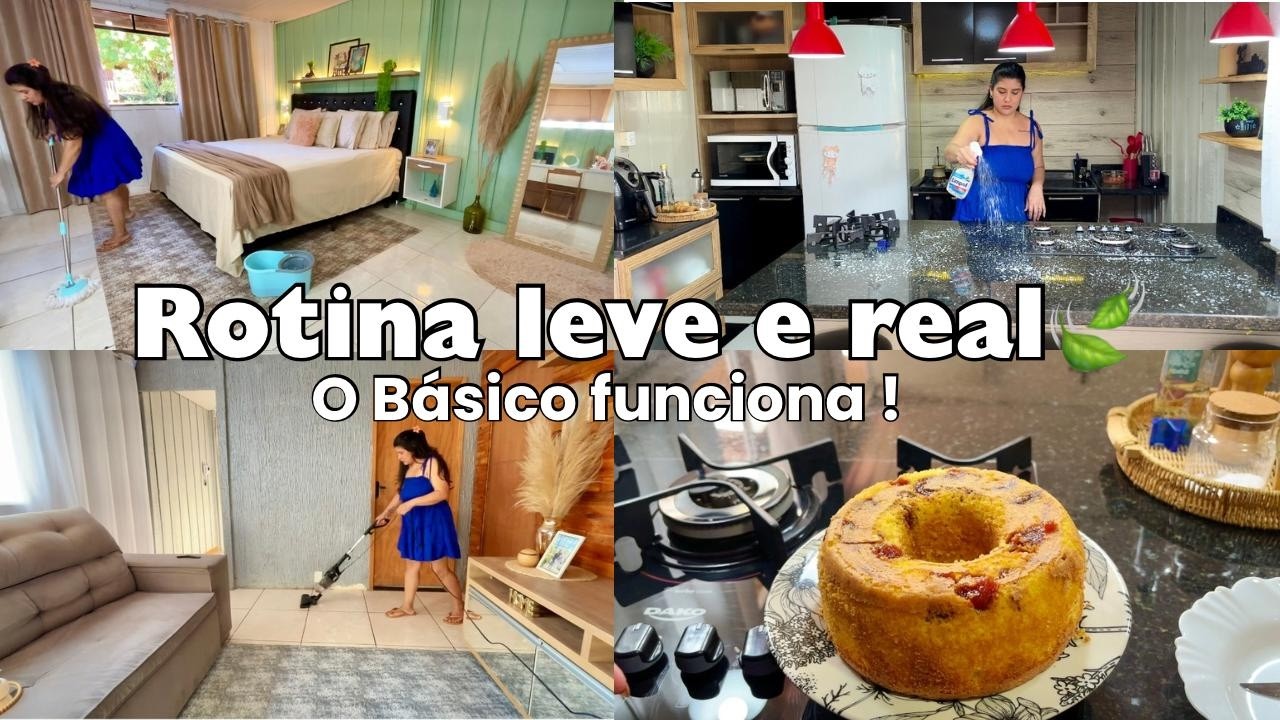 Limpeza e organização da casa toda! O básico que funciona, rotina do dia!