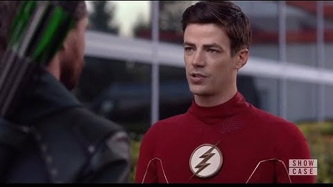 Oliver talks to the Monitor about Barry dying | Supergirl 5x09 | Crisis on infinite earths HD