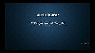 PE27 Fungsi Kendali Tampilan