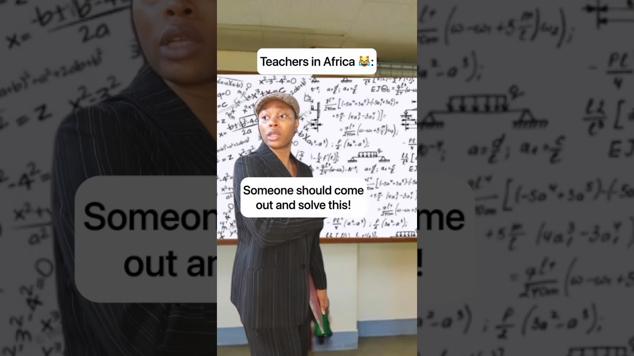 Teachers in America Vs Teachers in Africa 😹 #shorts
