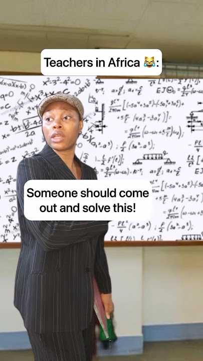 Teachers in America Vs Teachers in Africa 😹 #shorts