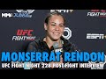 Montserrat Rendon Reacts to Judge Chris Leben Scoring Fight Against Her | UFC Fight Night 228