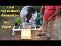 12kw Free Energy Generator 230v With Alternator & 3 HP Electric Motor Free Electricity Generator