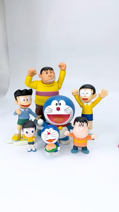 Satisfying with Unboxing Team Doraemon and Team Brainrot Toys Fun ASMR Video #doraemon #brainrot
