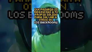 Que pasaría si renuncias a salir de los Backrooms para salvar a otros? #shorts #backrooms