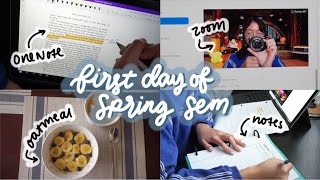 VLOG: first day of classes ✿ college spring semester 2021