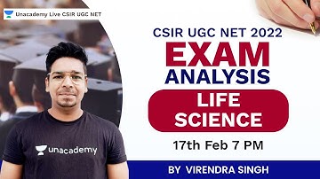 Memory Based Paper Analysis | Life Science  | Virendra Singh | CSIR UGC NET 2022