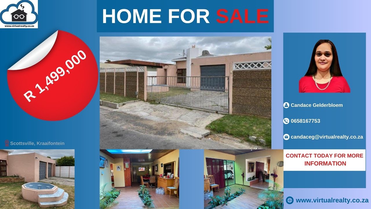 Home for sale in Scottsville, Kraaifontein R 1,499,000 YouTube