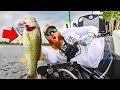 INSANE Day of Spring Bass Fishing in My Micro Boat!!!