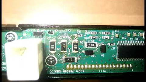 Repair the clock in a 2005 Toyota Corolla