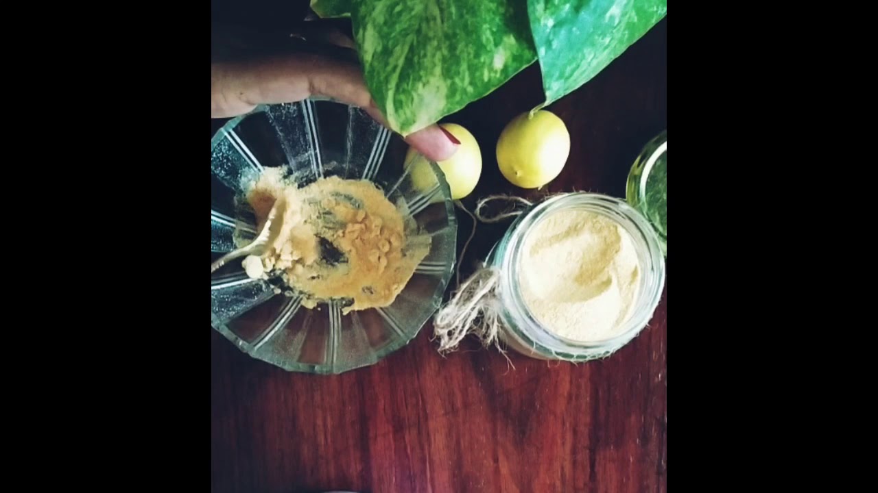 DIY orange peel scrub / home remedy for bright skin and radiant glow