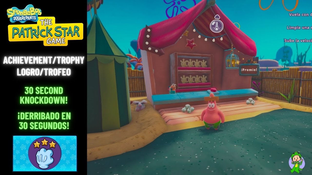 Bob Esponja The Patrick Star Game Derribado en 30segs Achievement