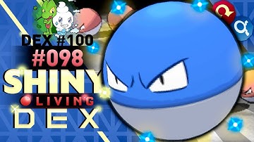 OMG! MORE CRAZY LUCK! SHINY VOLTORB REACTION| SHINY Living Dex #100 | Pokemon ORAS Shiny #098