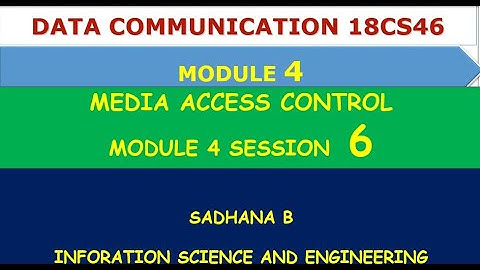 VTU DC 18CS46 M4 L6 MEDIA ACCESS CONTROL,Random access