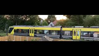 Merseyrail are testing their new Stadler trains on the West Kirby line.